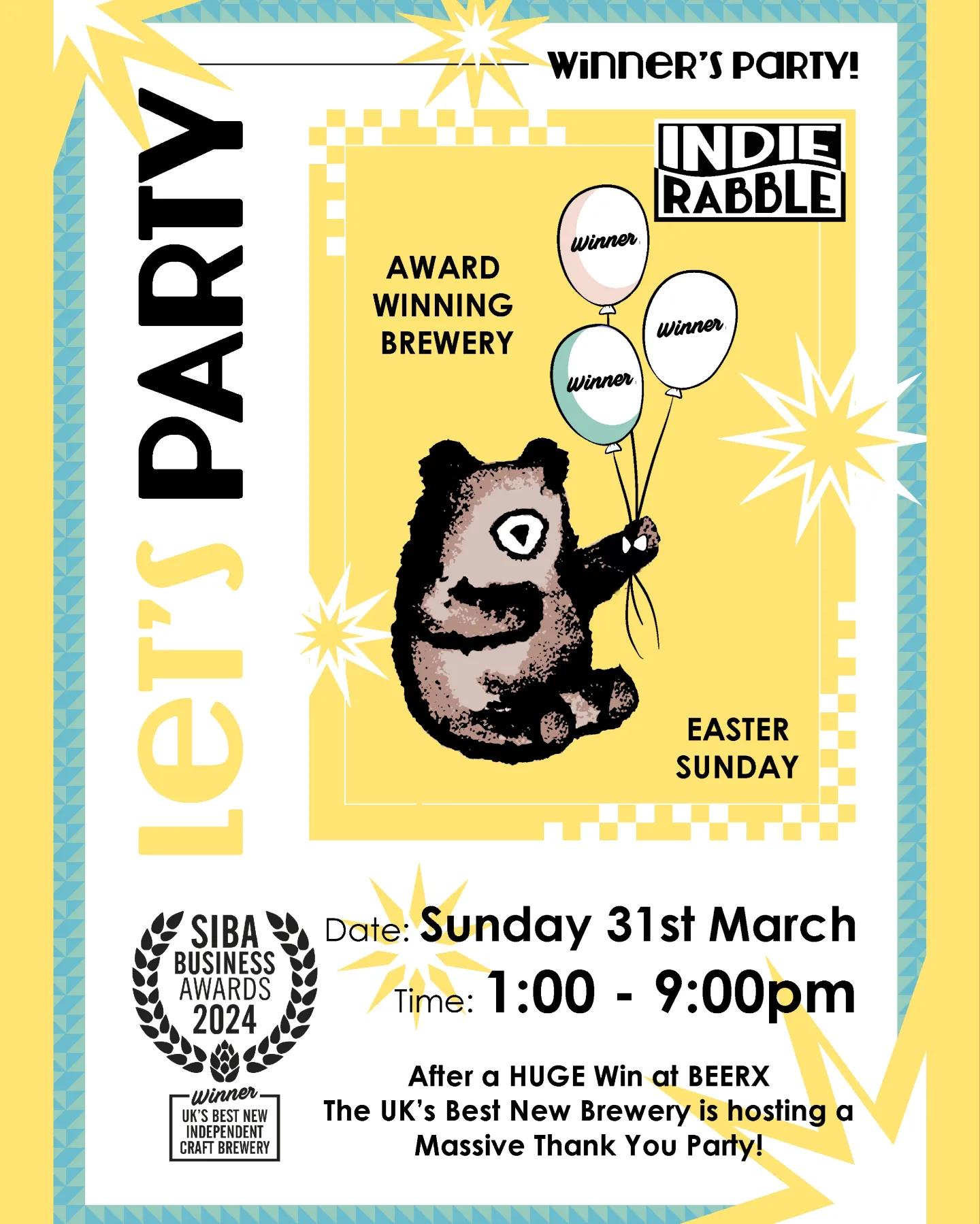 RABBLE VICTORY PARTY